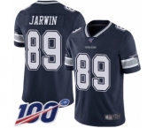 Men's Dallas Cowboys #89 Blake Jarwin Navy Blue Team Color Vapor Untouchable Limited Player 100th Season Football Jersey