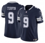 Men's Dallas Cowboys #9 KaVontae Turpin Navy 2023 F.U.S.E Vapor Untouchable Limited Stitched Football Jersey