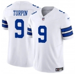 Men's Dallas Cowboys #9 KaVontae Turpin White 2023 F.U.S.E Vapor Untouchable Limited Stitched Football Jerseys