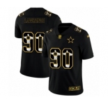 Men's Dallas Cowboys #90 DeMarcus Lawrence Black Jesus Faith Limited Football Jersey