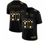 Men's Dallas Cowboys #90 DeMarcus Lawrence Black Jesus Faith Limited Football Jersey