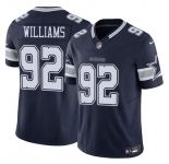 Men's Dallas Cowboys #92 Quinnen Williams Navy 2025 F.U.S.E Vapor Untouchable Limited Football Stitched Jersey
