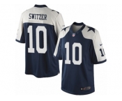 Men's Nike Dallas Cowboys #10 Ryan Switzer Limited Navy Blue Throwback Alternate NFL Jersey