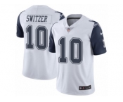 Men's Nike Dallas Cowboys #10 Ryan Switzer Limited White Rush NFL Jersey