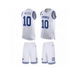 Men's Nike Dallas Cowboys #10 Ryan Switzer Limited White Tank Top Suit NFL Jersey