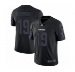 Men's Nike Dallas Cowboys #19 Amari Cooper Limited Black Rush Impact NFL Jersey
