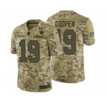 Men's Nike Dallas Cowboys #19 Amari Cooper Limited Camo 2018 Salute to Service NFL Jersey