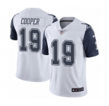 Men's Nike Dallas Cowboys #19 Amari Cooper Limited White Rush Vapor Untouchable NFL Jersey