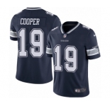 Men's Nike Dallas Cowboys #19 Amari Cooper Navy Blue Team Color Vapor Untouchable Limited Player NFL Jersey