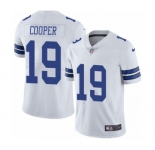 Men's Nike Dallas Cowboys #19 Amari Cooper White Vapor Untouchable Limited Player NFL Jersey