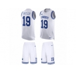 Men's Nike Dallas Cowboys #19 Brice Butler Limited White Tank Top Suit NFL Jersey