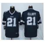 Men's Nike Dallas Cowboys #21 Ezekiel Elliott Limited Navy Blue Team Color NFL Jersey