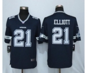 Men's Nike Dallas Cowboys #21 Ezekiel Elliott Limited Navy Blue Team Color NFL Jersey
