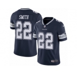 Men's Nike Dallas Cowboys #22 Emmitt Smith Vapor Untouchable Limited Navy Blue Team Color NFL Jersey