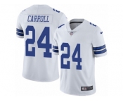 Men's Nike Dallas Cowboys #24 Nolan Carroll Vapor Untouchable Limited White NFL Jersey