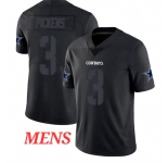 Men's Nike Dallas Cowboys #3 George Pickens Limited Black Rush Impact NFL Jersey