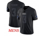 Men's Nike Dallas Cowboys #3 George Pickens Limited Black Rush Impact NFL Jersey