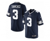 Men's Nike Dallas Cowboys #3 Mark Sanchez Limited Navy Blue Team Color NFL Jersey