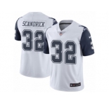 Men's Nike Dallas Cowboys #32 Orlando Scandrick Limited White Rush NFL Jersey