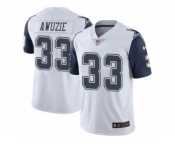 Men's Nike Dallas Cowboys #33 Chidobe Awuzie Limited White Rush NFL Jersey