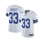 Men's Nike Dallas Cowboys #33 Tony Dorsett Vapor Untouchable Limited White NFL Jersey
