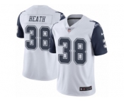 Men's Nike Dallas Cowboys #38 Jeff Heath Limited White Rush NFL Jersey