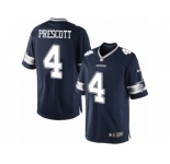 Men's Nike Dallas Cowboys #4 Dak Prescott Limited Navy Blue Team Color NFL Jersey