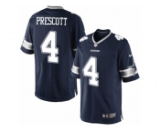 Men's Nike Dallas Cowboys #4 Dak Prescott Limited Navy Blue Team Color NFL Jersey