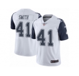 Men's Nike Dallas Cowboys #41 Keith Smith Limited White Rush NFL Jersey
