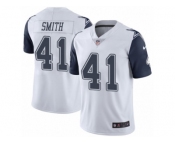 Men's Nike Dallas Cowboys #41 Keith Smith Limited White Rush NFL Jersey