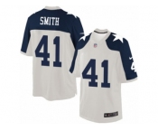 Men's Nike Dallas Cowboys #41 Keith Smith Limited White Throwback Alternate NFL Jersey