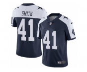 Men's Nike Dallas Cowboys #41 Keith Smith Vapor Untouchable Limited Navy Blue Throwback Alternate NFL Jersey