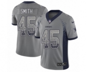 Men's Nike Dallas Cowboys #45 Rod Smith Limited Gray Rush Drift Fashion NFL Jersey
