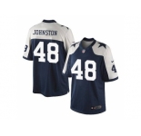 Men's Nike Dallas Cowboys #48 Daryl Johnston Navy Blue Limited Alternate Throwback Jersey