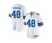 Men's Nike Dallas Cowboys #48 Daryl Johnston White Limited Road Jersey