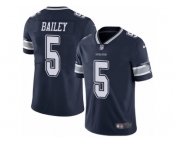 Men's Nike Dallas Cowboys #5 Dan Bailey Vapor Untouchable Limited Navy Blue Team Color NFL Jersey