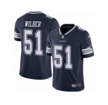 Men's Nike Dallas Cowboys #51 Kyle Wilber Vapor Untouchable Limited Navy Blue Team Color NFL Jersey