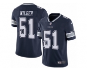 Men's Nike Dallas Cowboys #51 Kyle Wilber Vapor Untouchable Limited Navy Blue Team Color NFL Jersey