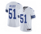 Men's Nike Dallas Cowboys #51 Kyle Wilber Vapor Untouchable Limited White NFL Jersey