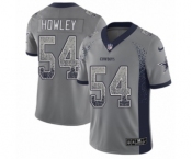 Men's Nike Dallas Cowboys #54 Chuck Howley Limited Gray Rush Drift Fashion NFL Jersey