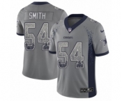 Men's Nike Dallas Cowboys #54 Jaylon Smith Limited Gray Rush Drift Fashion NFL Jersey
