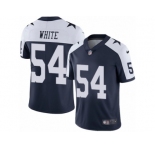 Men's Nike Dallas Cowboys #54 Randy White Vapor Untouchable Limited Navy Blue Throwback Alternate NFL Jersey