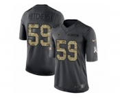 Men's Nike Dallas Cowboys #59 Anthony Hitchens Limited Black 2016 Salute to Service NFL Jersey