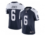 Men's Nike Dallas Cowboys #6 Chris Jones Vapor Untouchable Limited Navy Blue Throwback Alternate NFL Jersey