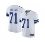 Men's Nike Dallas Cowboys #71 La'el Collins Vapor Untouchable Limited White NFL Jersey