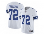 Men's Nike Dallas Cowboys #72 Travis Frederick Vapor Untouchable Limited White NFL Jersey
