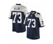 Men's Nike Dallas Cowboys #73 Larry Allen Navy Blue Limited Throwback Alternate Jersey