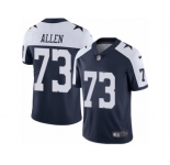 Men's Nike Dallas Cowboys #73 Larry Allen Vapor Untouchable Limited Navy Blue Throwback Alternate NFL Jersey