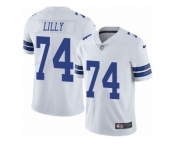 Men's Nike Dallas Cowboys #74 Bob Lilly Vapor Untouchable Limited White NFL Jersey
