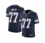 Men's Nike Dallas Cowboys #77 Tyron Smith Vapor Untouchable Limited Navy Blue Team Color NFL Jersey